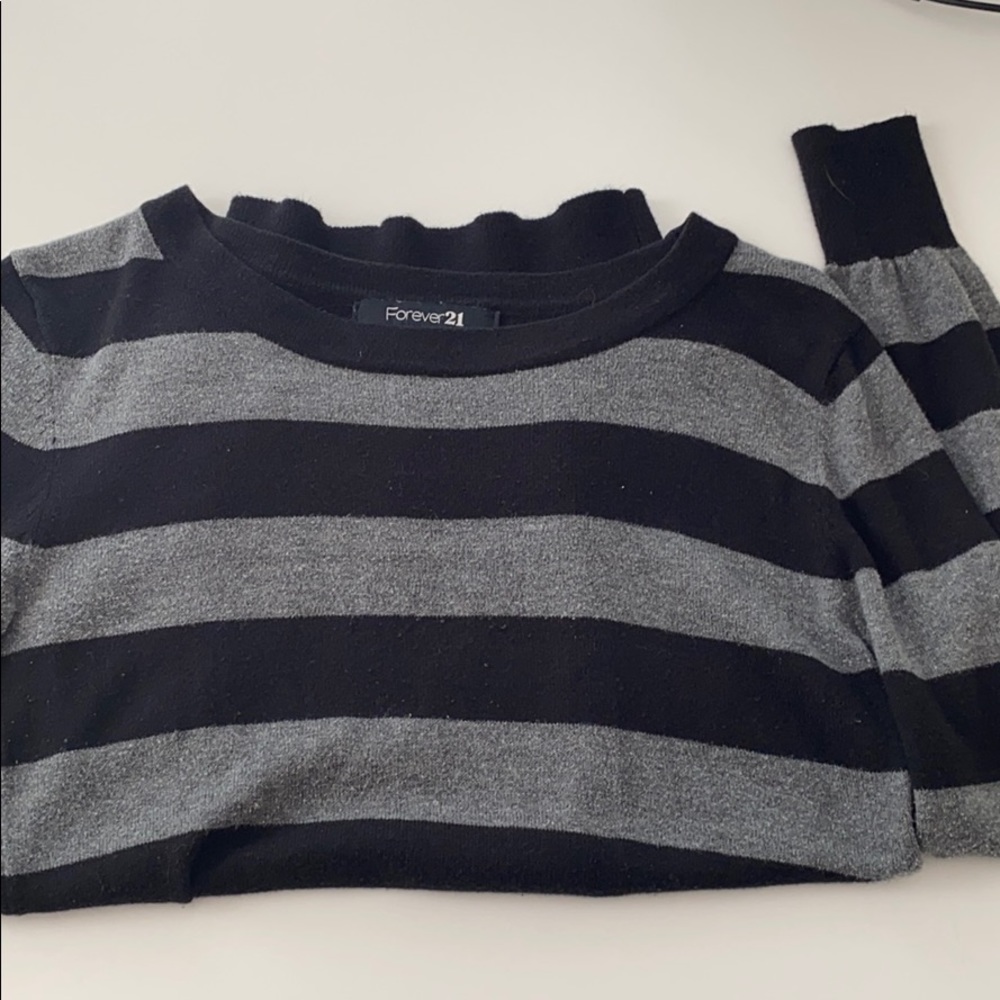 Stripped forever 21 sweater